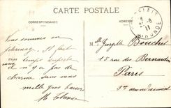 Verdelais CPA the Luc the source and the shelter