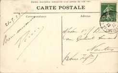 Bordeaux CPA View of the roads taken of the Tower Michel Saint