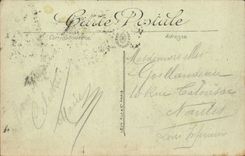 Bordeaux CPA Monument of Of Gironde and Quincunxes