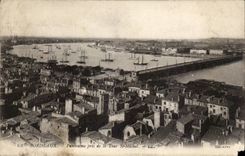 Bordeaux CPA Panorama taken of the Tower St Michel