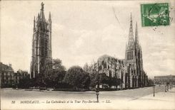 Bordeaux CPA the cathedral and the Tower Pey Berland