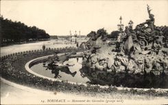 Bordeaux CPA Monument of Of Gironde (groue northern)