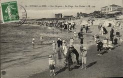 CPA Soulac on sea the beach country cottages