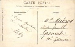 CPA Soulac on sea the northern beach towards the Low register point