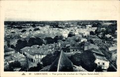 CPA Libourne Saint gesehen vom Glockeaufsatz der Kirche Jean