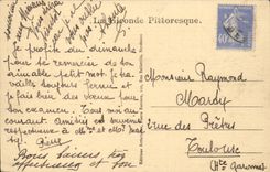 MODERN CARD Libourne the Tower of the old port