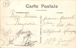 CPA Libourne Kasernen des 15 Drachen Lamarque Bezirkes