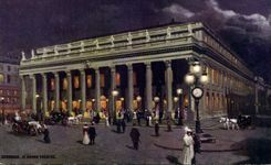 CPA Bordeaux the large theater