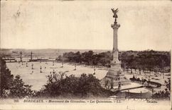 CPA Bordeaux Monument of Of Gironde the Quincunxes