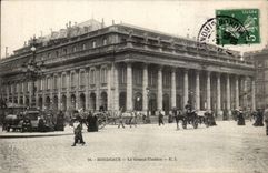 CPA Bordeaux the large theater
