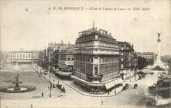 Gone Bordeaux CPA of Tourny and course of July XXX