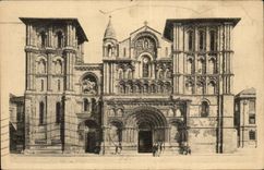 Bordeaux CPA Church Sainte Cross (11th)