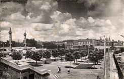 Bordeaux MODERN CARD terraces of the Quincunxes