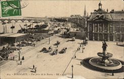Bordeaux CPA Seen from of the Stock Exchange