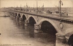 Bordeaux CPA the bridge on the Garonne