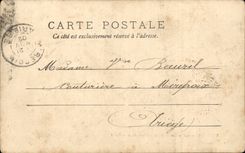 Toulon CPA Entrance of the barracks of the 8th colonial one (militaria)