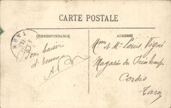 Katastrophe Toulon-CPA Freiheit am 25 September 1911 des Begrabnisses des Katastrophe Bishop von Frejus