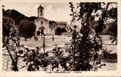 Porquerolles CPA L'eglise