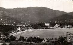 Cavalaire on Sea MODERN CARD Beach and hills of Cavalaire