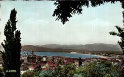 Saint Raphael CPA Panoramic View of the city With far Frejus