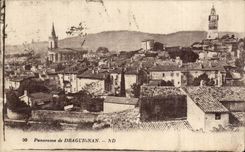 CPA Panorama of Draguignan