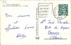 Cavalaire on Sea CPA the beach