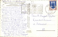 Genesungsheim Chateaubriant der Hyeres Palmen CPA