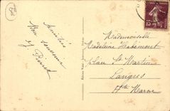 Hyeres Palmen CPA die von Belgien auftraten