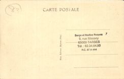 Hyeres Palmen CPA Strasse des Restes