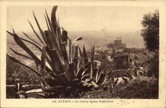 Hyeres Palmen CPA die alte Saint Paul-Kirche