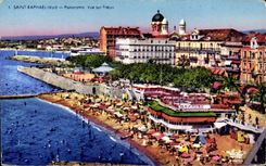 Saint Raphael CPA Panorama Seen on Frejus