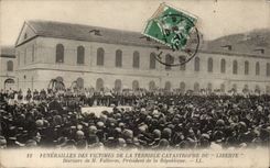 Funeral of the victims of the catastrophe of Freedom CPA Speech of Mr Fallieres President of the Republic