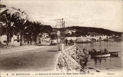 Mourillon CPA the boulevard of the littoral and les Bains Saint Helene