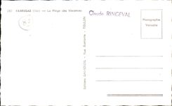 Fabregas CPM La plage des vacances