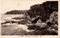 Giens CPA Bord de mer les falaises