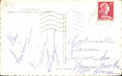 MODERN CARD St Rapahel the beach