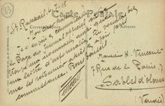 Cote d'azur CPA Camp de senagalais (afrique africa)