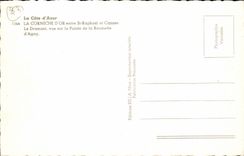 La corniche d'or CPA entre St Raphael et Cannes Le dramont vue sur la pointe de la Baumette d'Agay