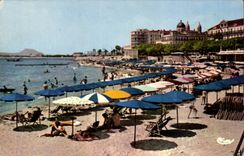 MODERN CARD the beach of Saint Raphael