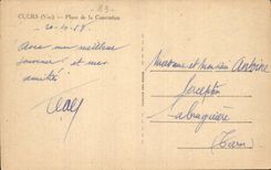 Cuers - Place of Convention - CPA