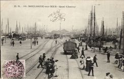 Boulogne on Sea - Chanzy Quay - CPA