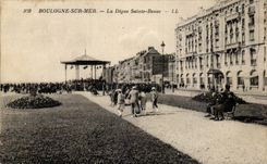 Boulogne on Sea - the Dam Sainte Beuve - CPA