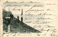 Boulogne on Sea - Sinners with Entering of the Port - CPA