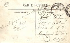 Boulogne on Sea - the wet dock and the Chanzy quay - CPA