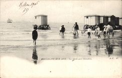 Boulogne on Sea - Fishing with Shrimps - Shrimp fishing CPA