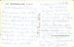 Boulogne on Sea - Souvenir CPA (volleyball ball)