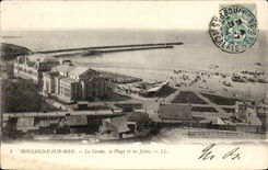 Boulogne on Sea - the Casino - the Beach - Piers CPA