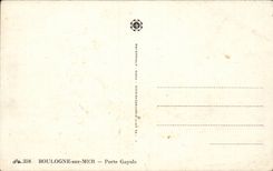 Boulogne on Sea - Gate Gayole CPA