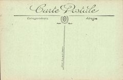 Touquet Paris Strand - der englische Garten und die Kirche CPA