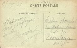 Touquet Paris Strand - das neue Kasino - CPA